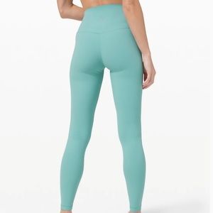 Tidewater Teal Lululemon Align Leggings 28”